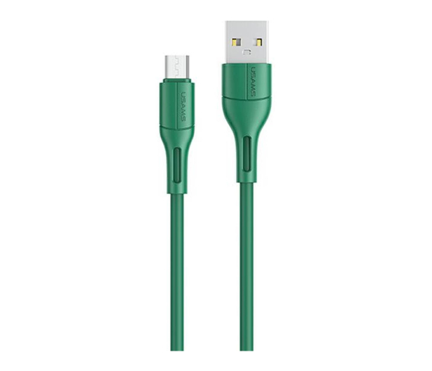 USAMS Kabel U68 microUSB 2A Fast Charge1m zielony SJ502USB04 - 1569029 - zdjęcie